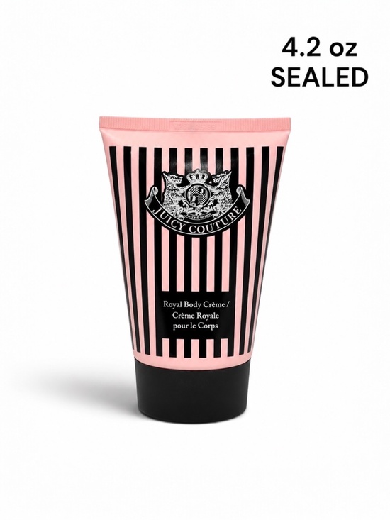 Juicy Couture Other - Brand New Juicy Couture Royal Body Crème 4.2 oz Sealed Pink Black Body Cream